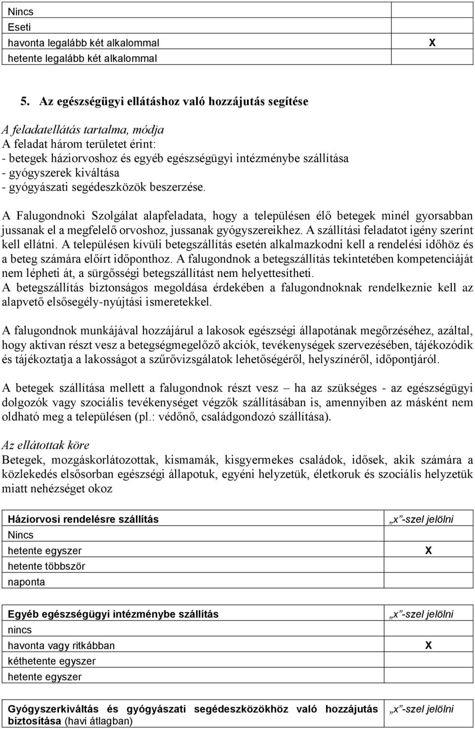 kiváltása - gyógyászati segédeszközök beszerzése. A Falugondnoki Szolgálat alapfeladata, hogy a településen élő betegek minél gyorsabban jussanak el a megfelelő orvoshoz, jussanak gyógyszereikhez.
