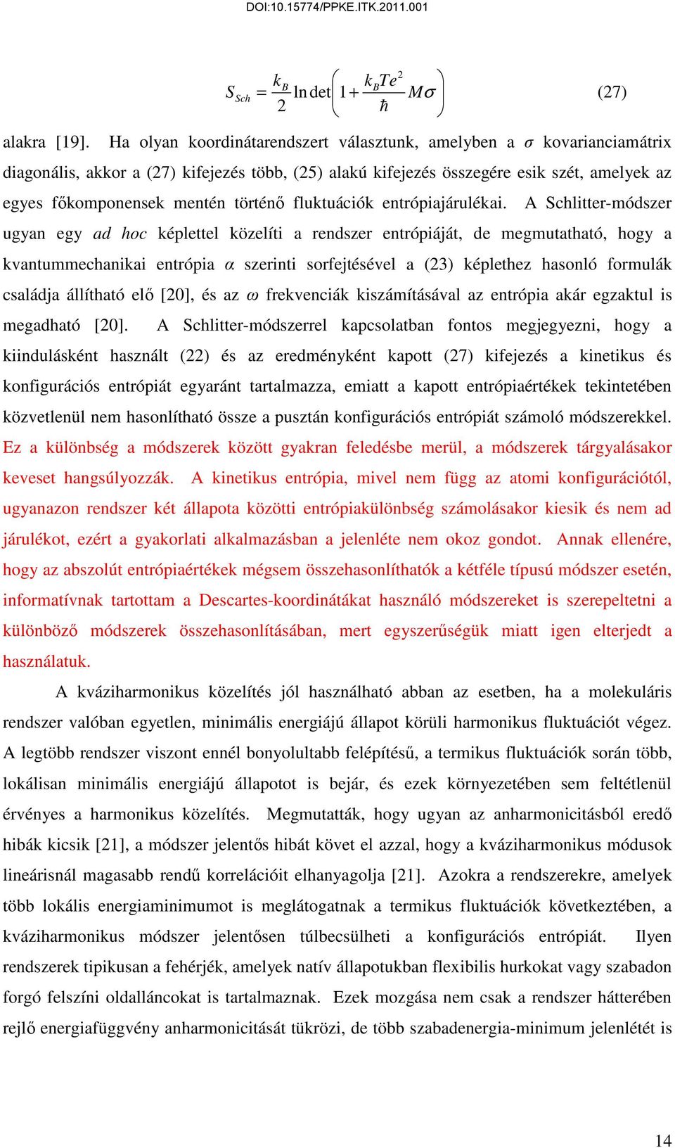 entrópiajáruléai.