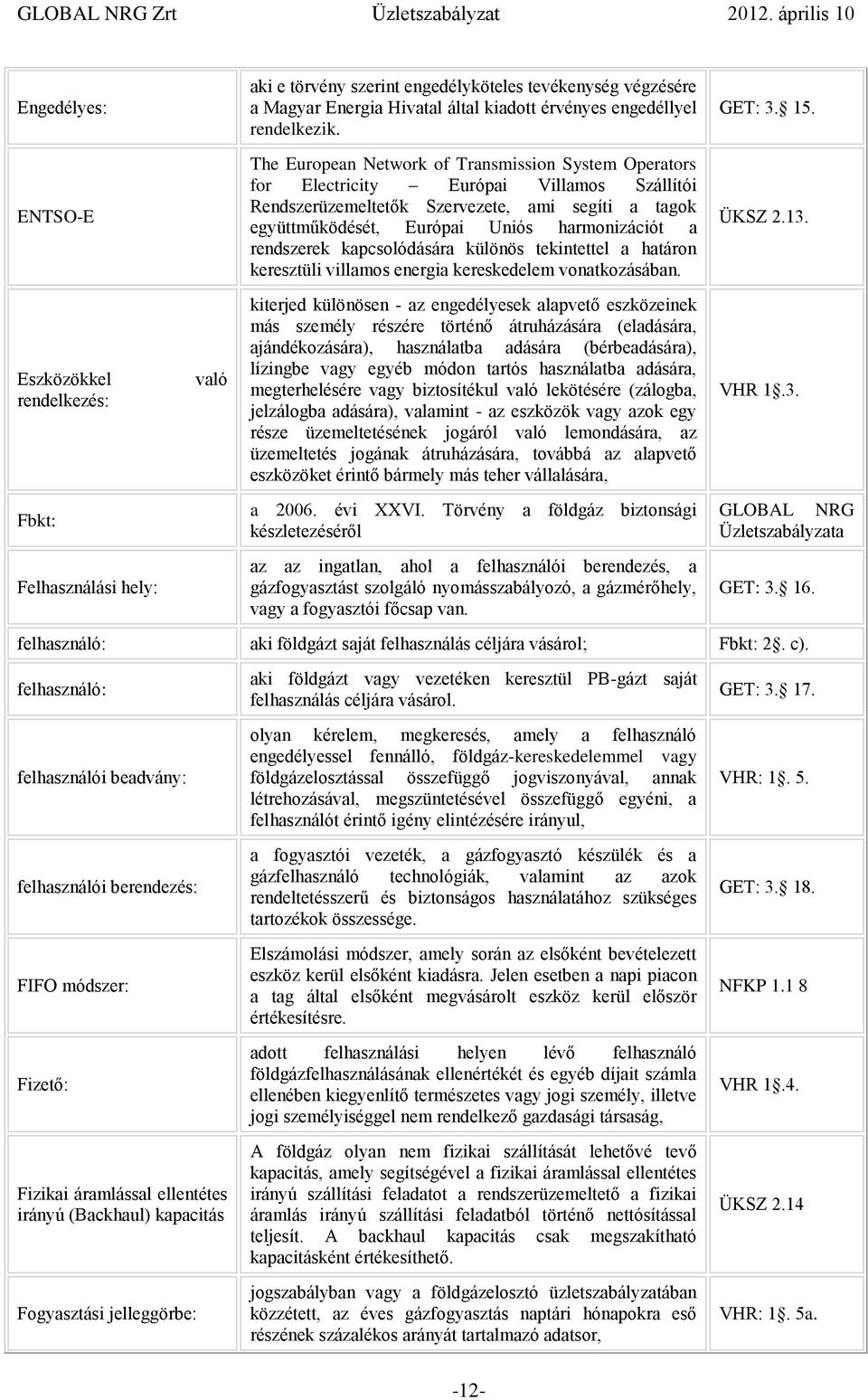 harmonizációt a rendszerek kapcsolódására különös tekintettel a határon keresztüli villamos energia kereskedelem vonatkozásában. ÜKSZ 2.13.