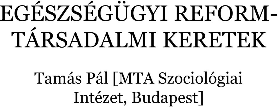 Tamás Pál [MTA