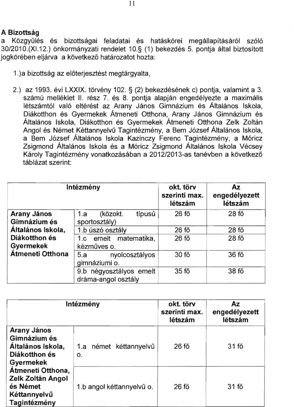 számú melléklet. rész 7. és 8.