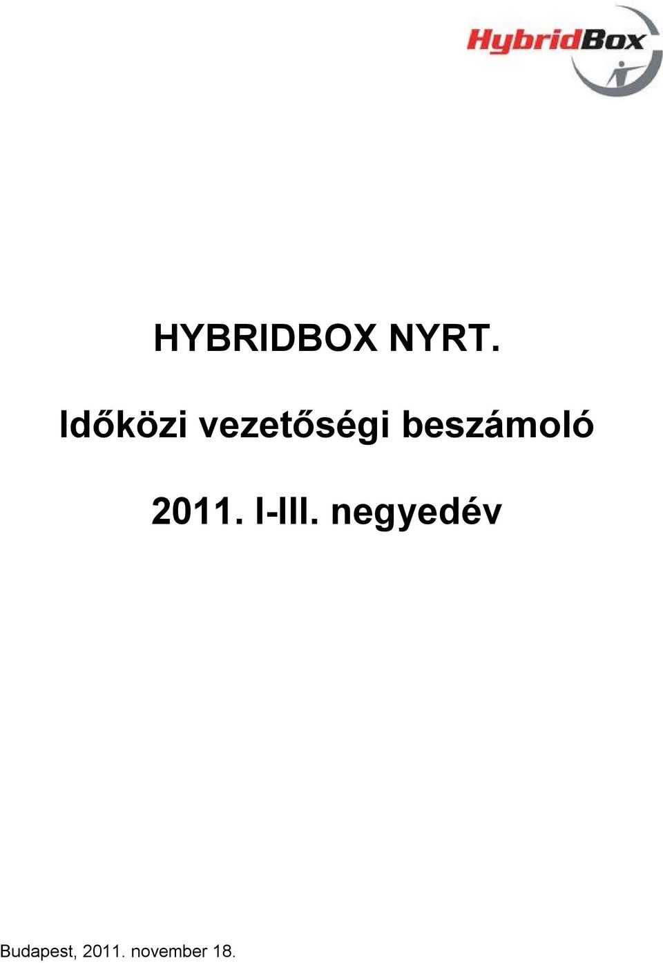 beszámoló 2011. I-III.