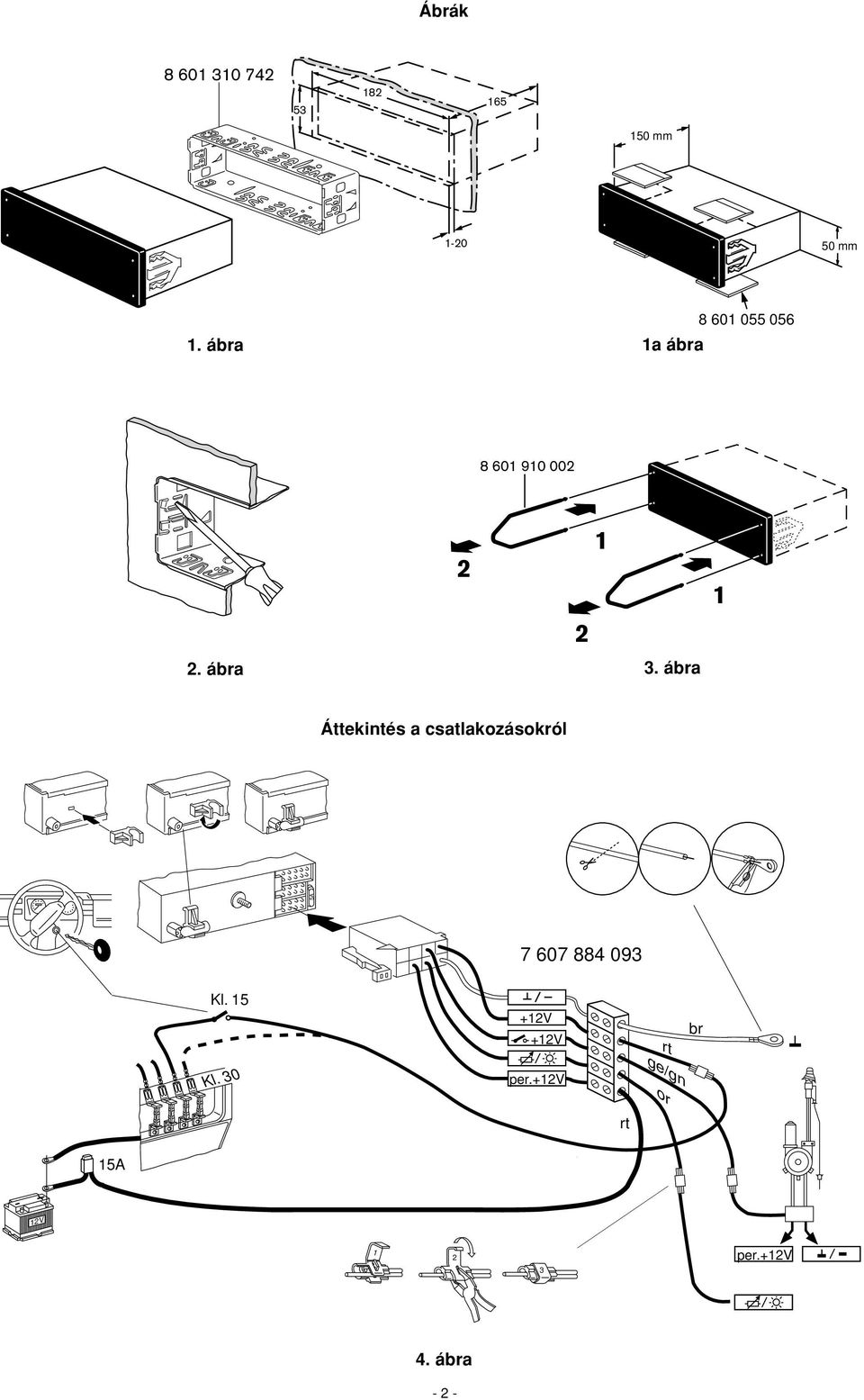 áa Áttekintés a csatlakozásokról 7 607