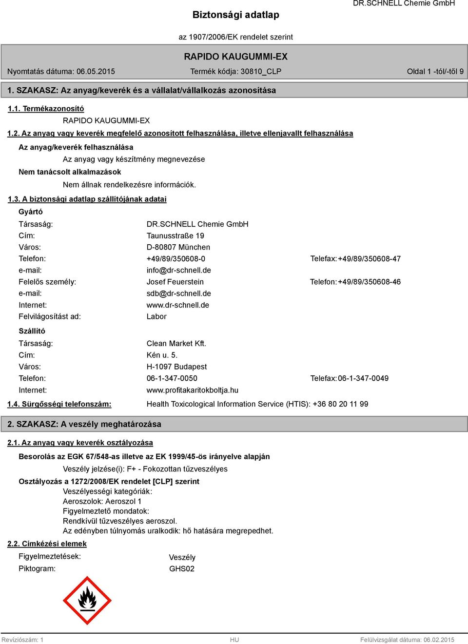 rendelkezésre információk. 1.3.