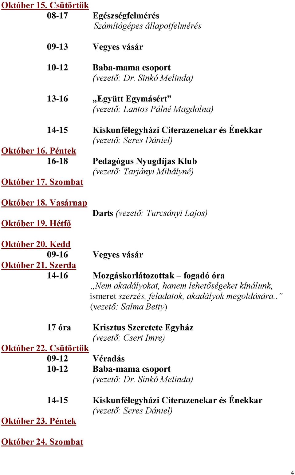 Lantos Pálné Magdolna) Október 16.
