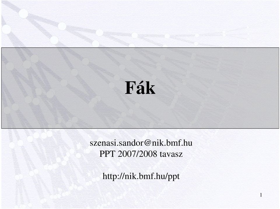 hu PPT 2007/2008