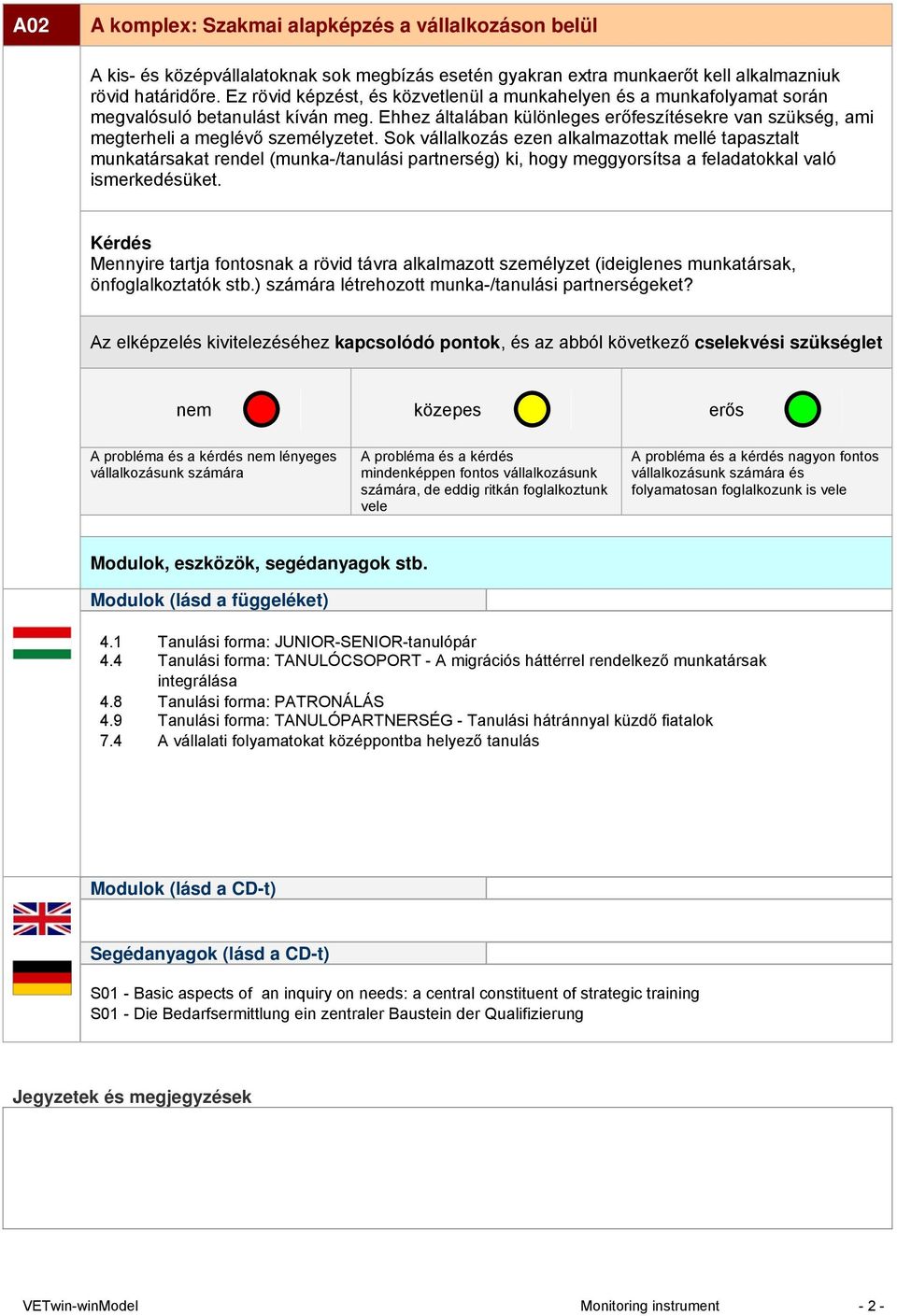Sok vállalkozás ezen alkalmazottak mellé tapasztalt munkatársakat rendel (munka-/tanulási partnerség) ki, hogy meggyorsítsa a feladatokkal való ismerkedésüket.