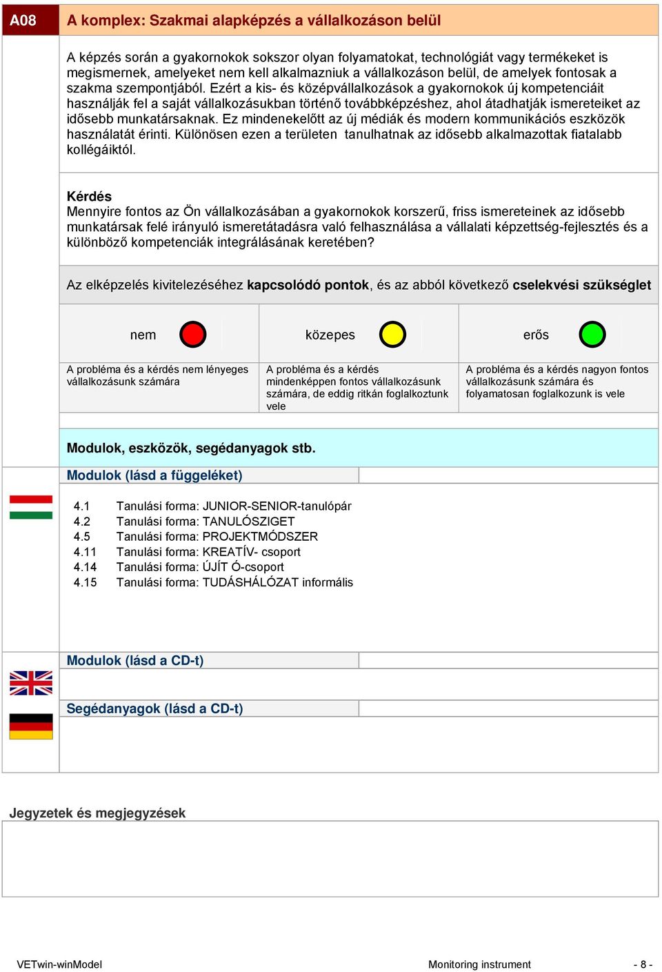 Ezért a kis- és középvállalkozások a gyakornokok új kompetenciáit használják fel a saját vállalkozásukban történő továbbképzéshez, ahol átadhatják ismereteiket az idősebb munkatársaknak.