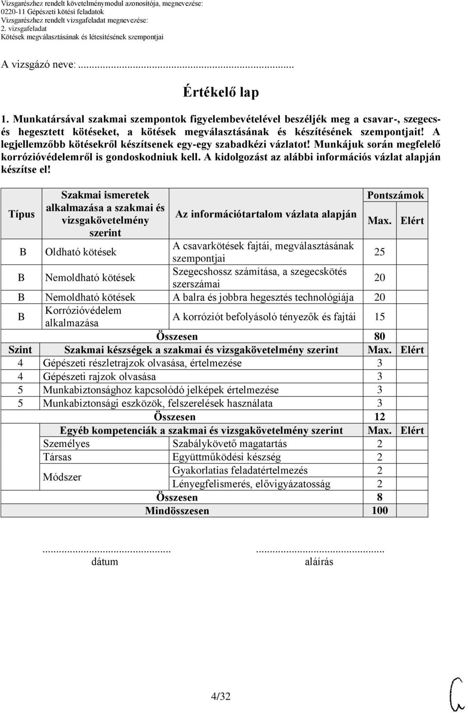 alapján A csavarkötések fajtái, megválasztásának szempontjai 25 B Nemoldható kötések Szegecshossz számítása, a szegecskötés szerszámai B Nemoldható kötések A balra és jobbra hegesztés technológiája B