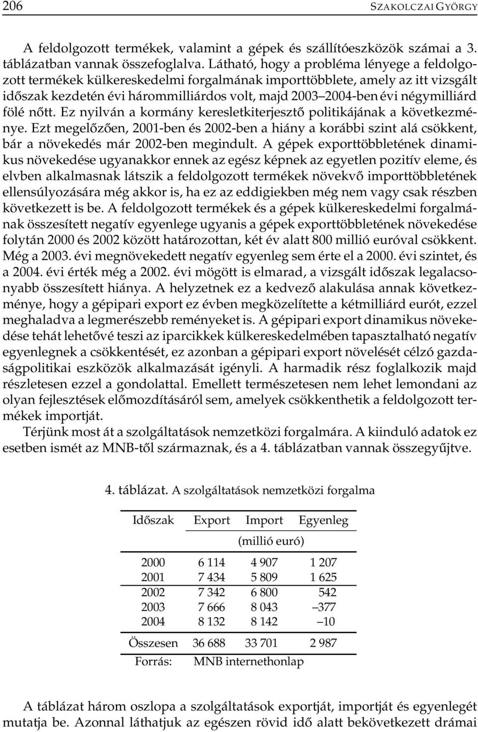 négymilliárd fölé nőtt. Ez nyilván a kormány keresletkiterjesztő politikájának a következménye.