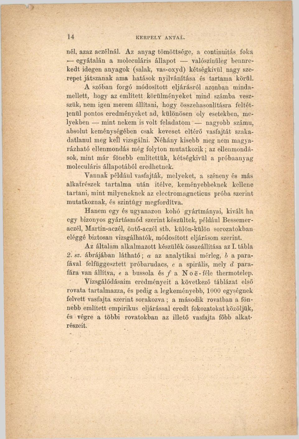 tartama körül.