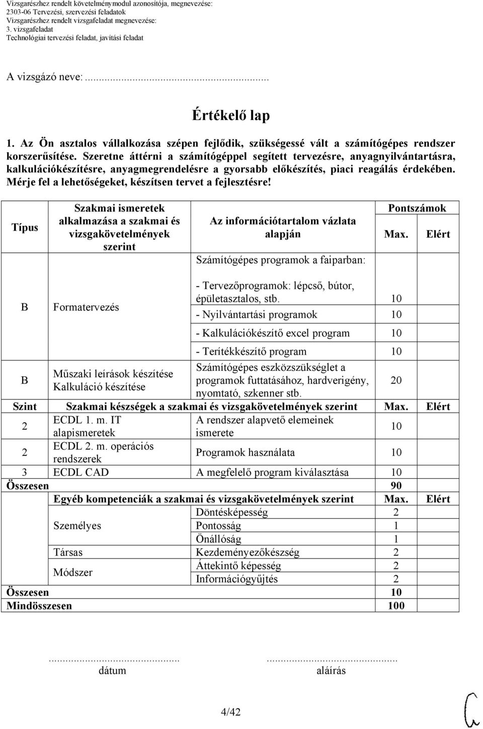 Mérje fel a lehetőségeket, készítsen tervet a fejlesztésre!