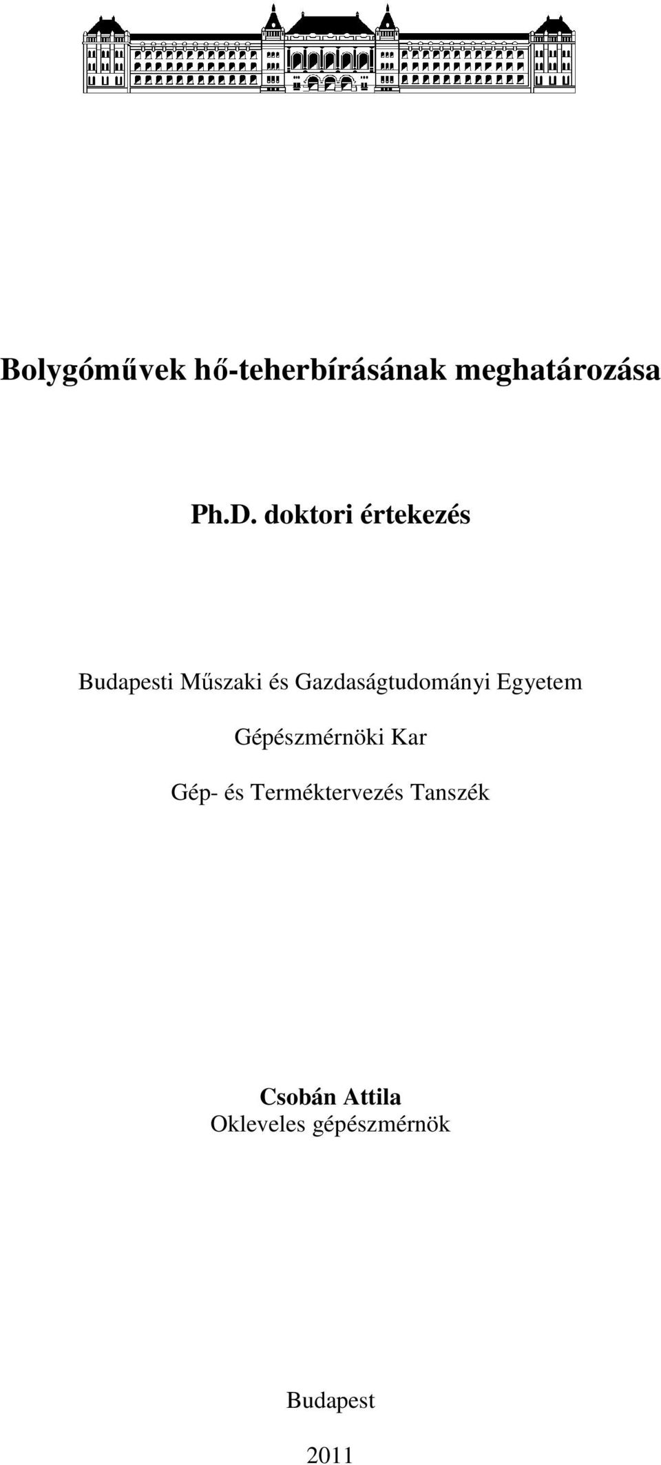 Gazdaságtudmány Egyetem Gépészménök Ka Gép-