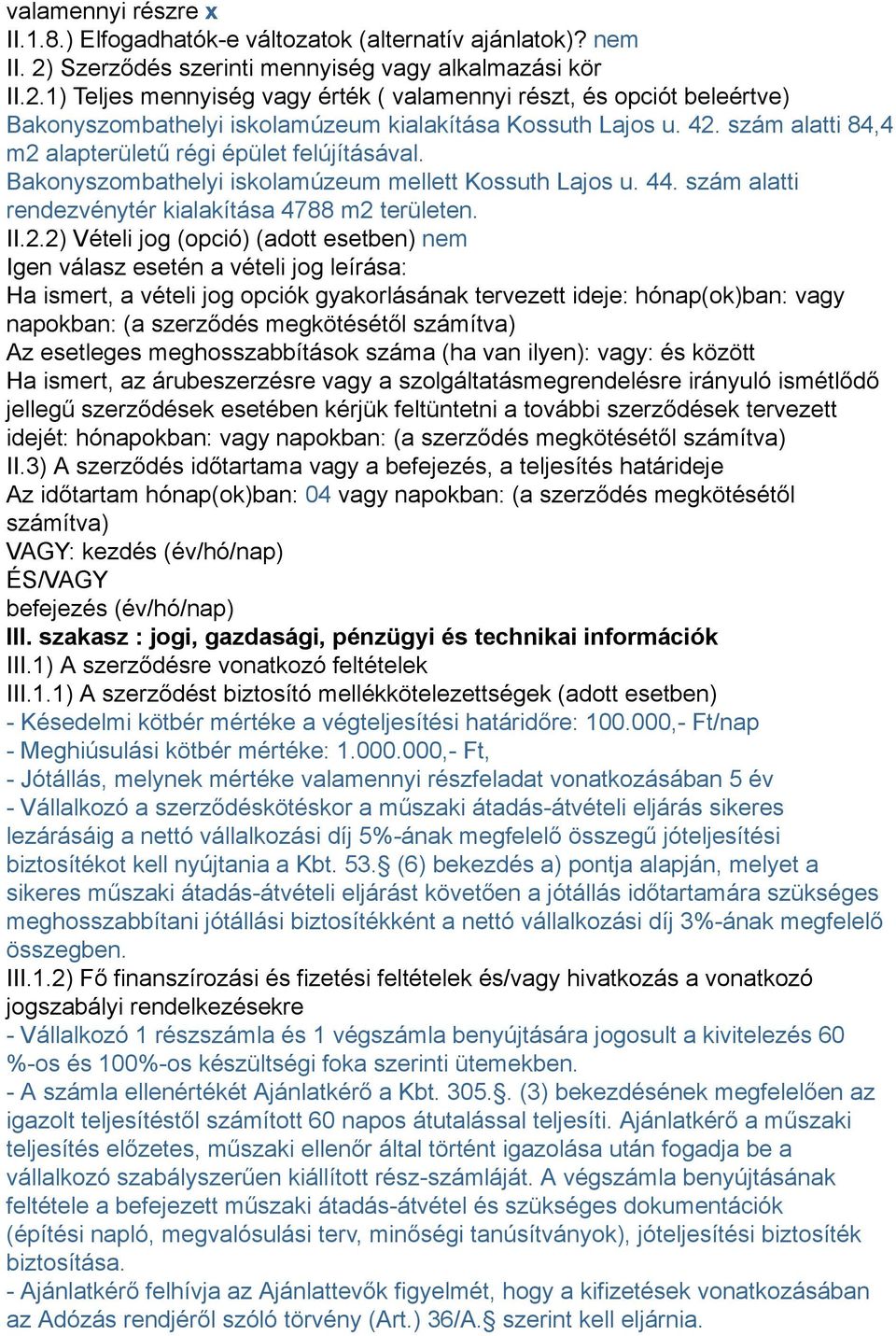 szám alatti 84,4 m2 