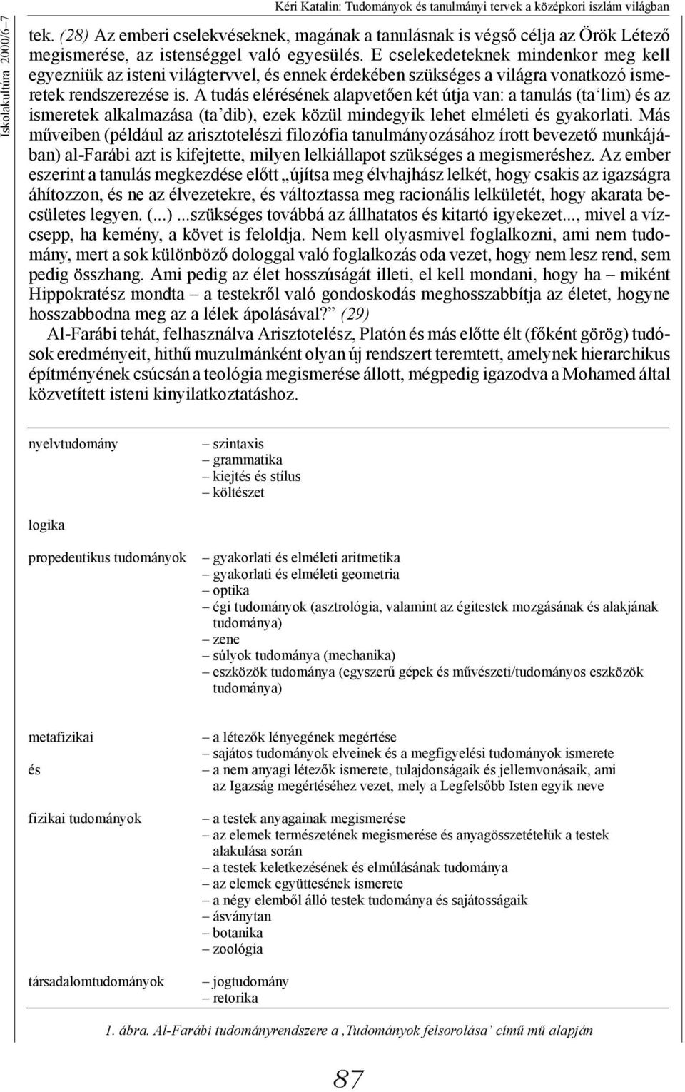 E cselekedeteknek mindenkor meg kell egyezniük az isteni világtervvel, és ennek érdekében szükséges a világra vonatkozó ismeretek rendszerezése is.