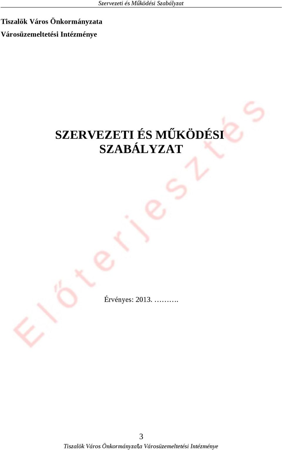 Városüzemeltetési