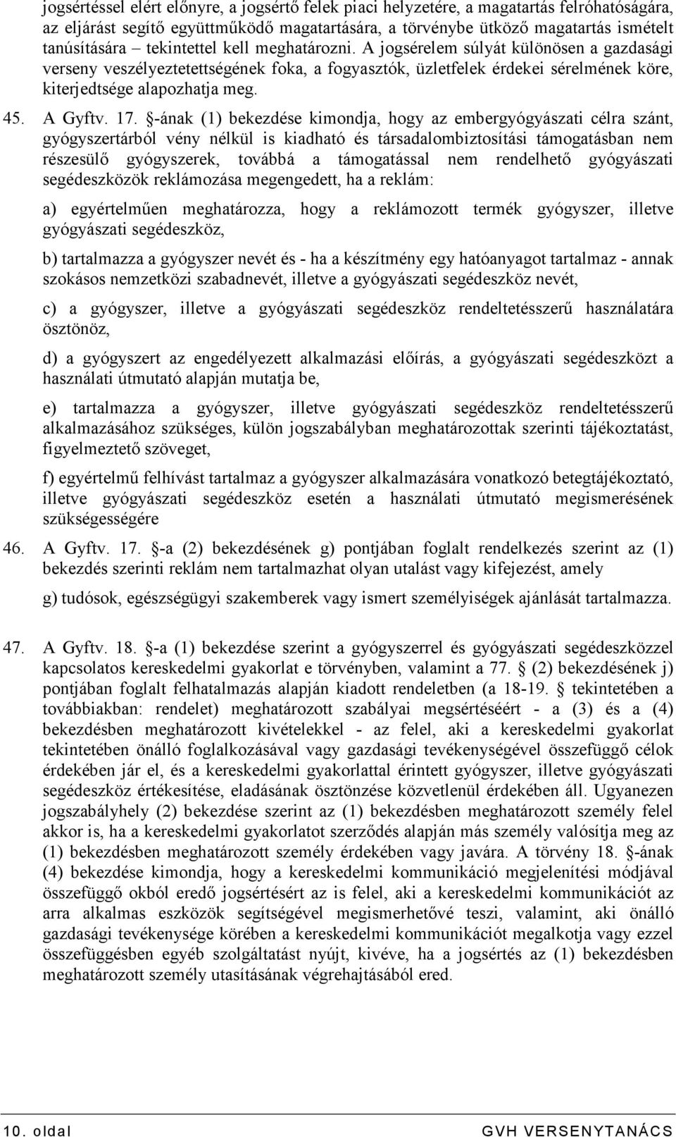 A Gyftv. 17.