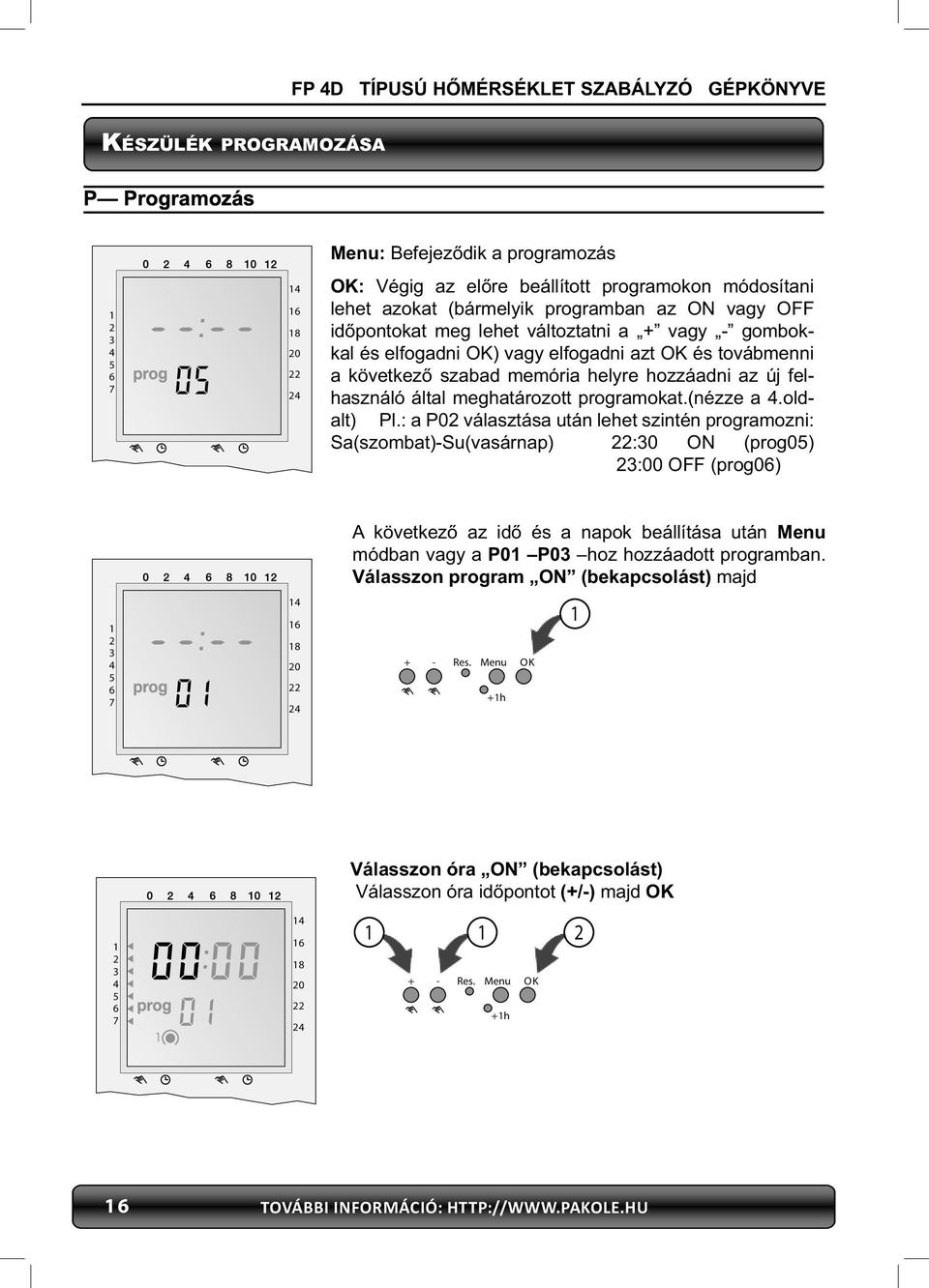 meghatározott programokat.(nézze a.oldalt) Pl.