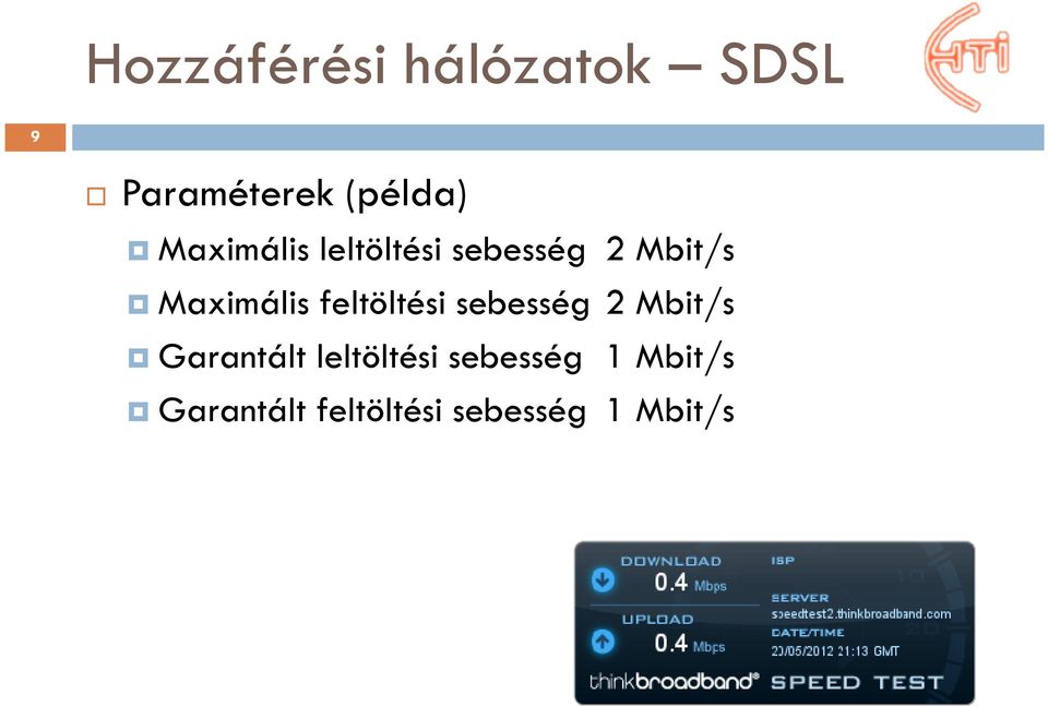 feltöltési sebesség 2 Mbit/s Garantált leltöltési