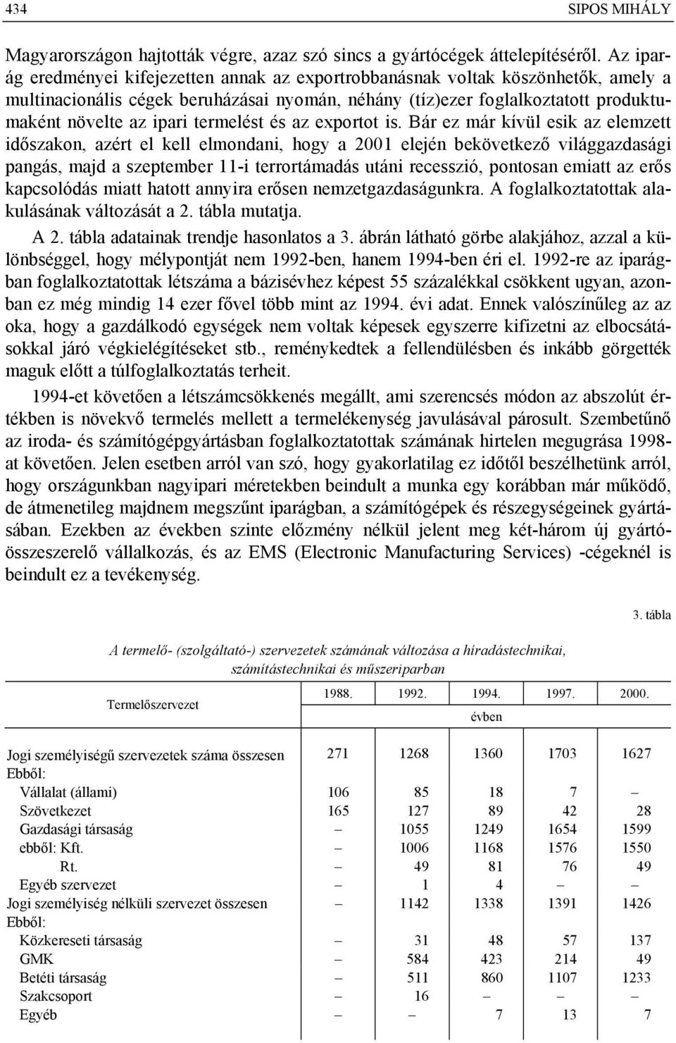 termelést és az exportot is.