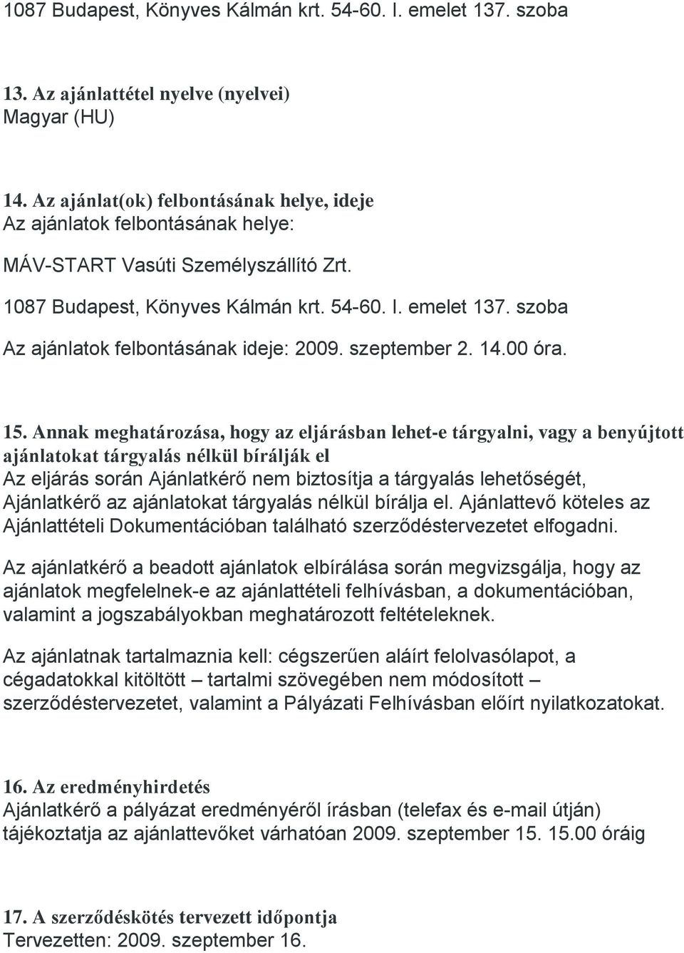 00 óra. 15.