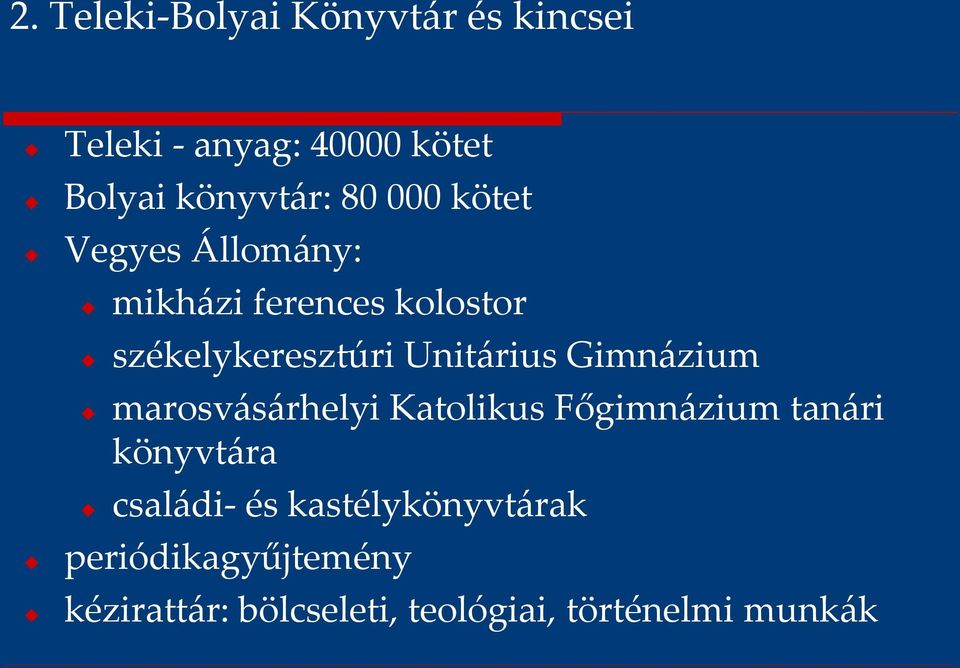 Gimnázium marosv{s{rhelyi Katolikus Főgimn{zium tan{ri könyvtára családi- és