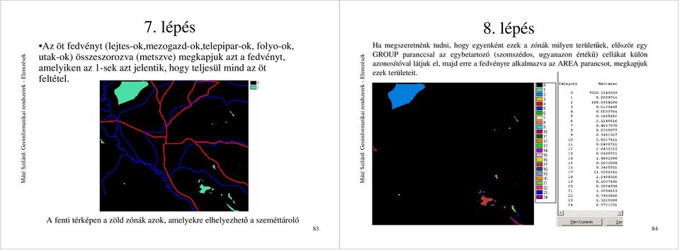 az -sek azt jelentik, hogy teljesül mind az öt feltétel.