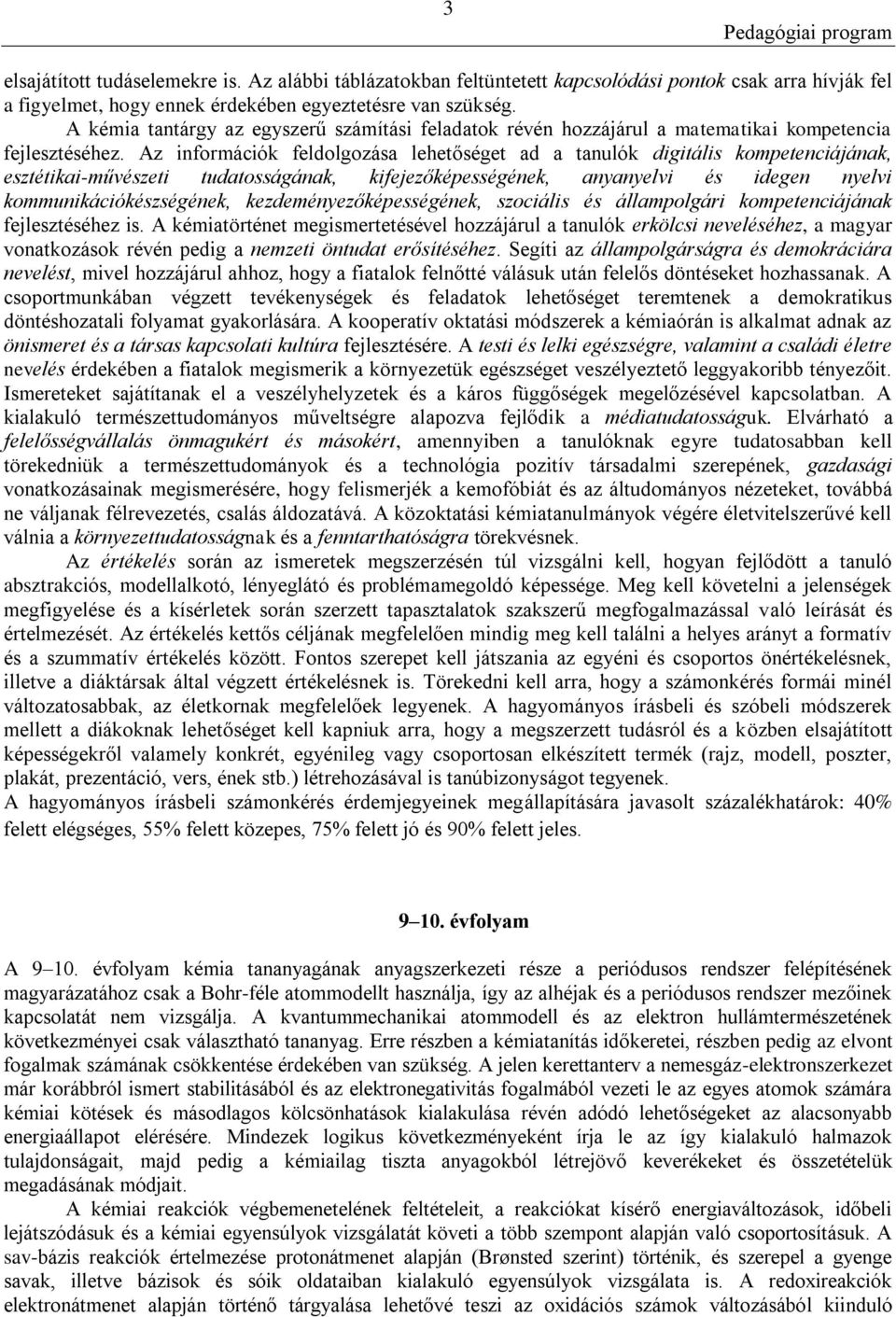 Az információk feldolgozása lehetőséget ad a tanulók digitális kompetenciájának, esztétikai-művészeti tudatosságának, kifejezőképességének, anyanyelvi és idegen nyelvi kommunikációkészségének,