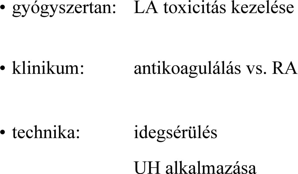 klinikum: antikoagulálás