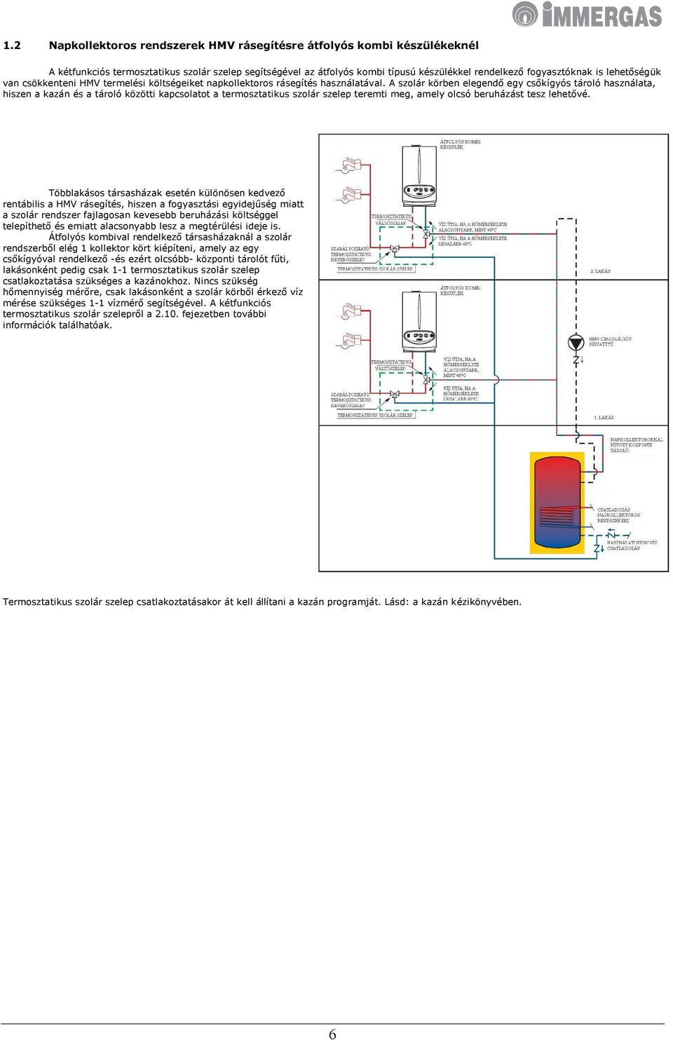 Immergas COMFORT SOL síkkollektoros és PREMIUM SOL vákuumcsöves kollektoros  rendszerek telepítési és felhasználói kézikönyve - PDF Ingyenes letöltés