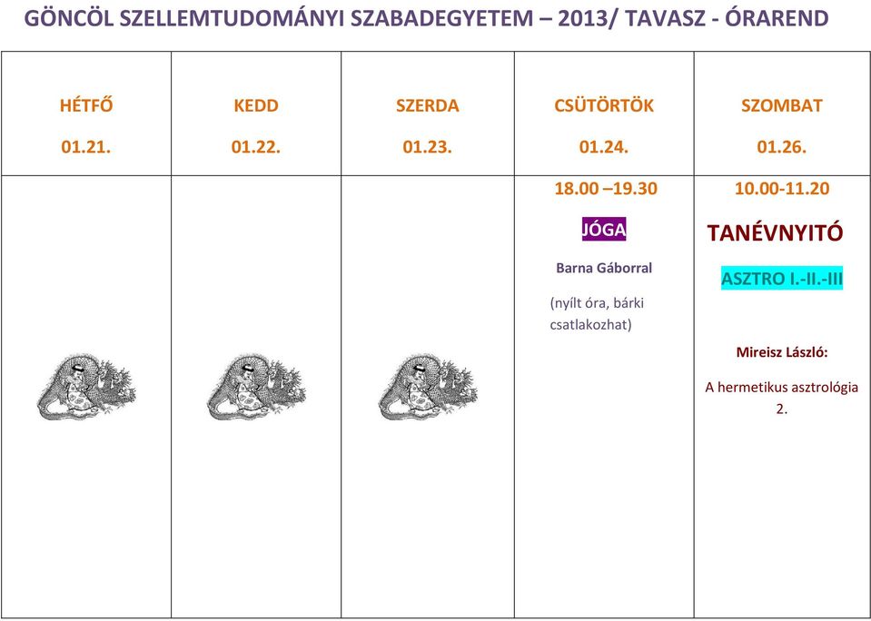 20 JÓGA TANÉVNYITÓ Barna Gáborral