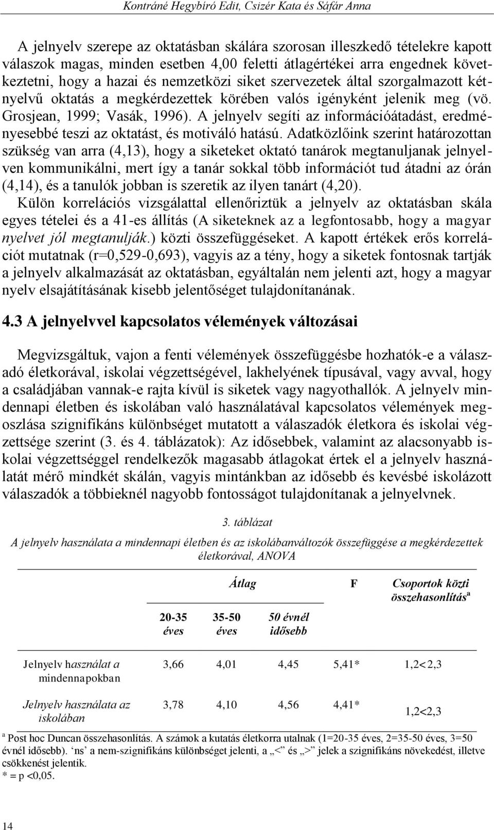 A jelnyelv segíti az információátadást, eredményesebbé teszi az oktatást, és motiváló hatású.