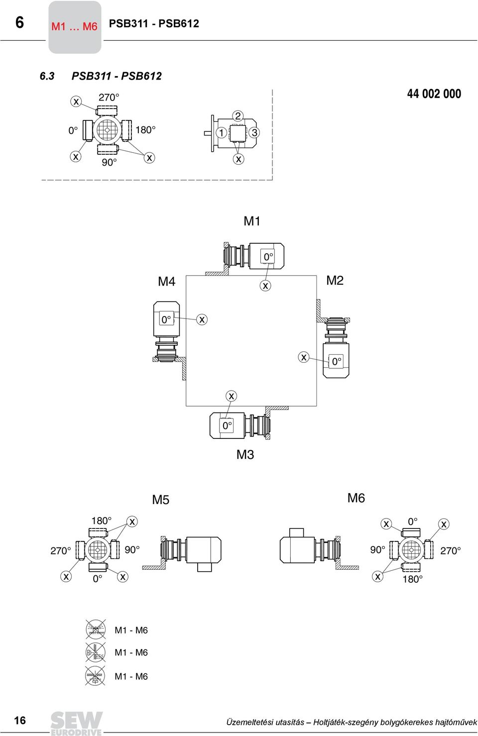 M6 18 27 9 9 27 18 M1 - M6 M1 - M6 M1 - M6 16