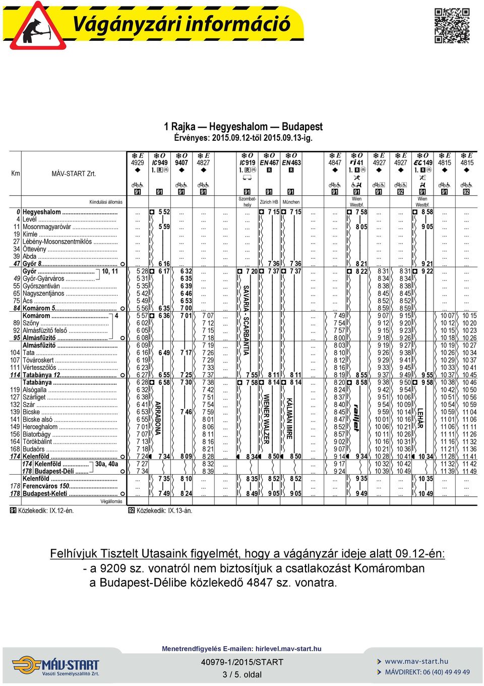 . 5 42 6 46 75 Ács 5 49 6 5 84 Komárom 5.. F 5 56 6 5 7 00 Komáro m.. 4 5 57D 6 6 7 01 7 07 89 Szőny 6 02 7 12 92 Almásfüztő felső 6 05 7 15 95 Almásfüztő. F 6 08 7 18 Almásfüztő. 6 09 7 19 104 Ta.