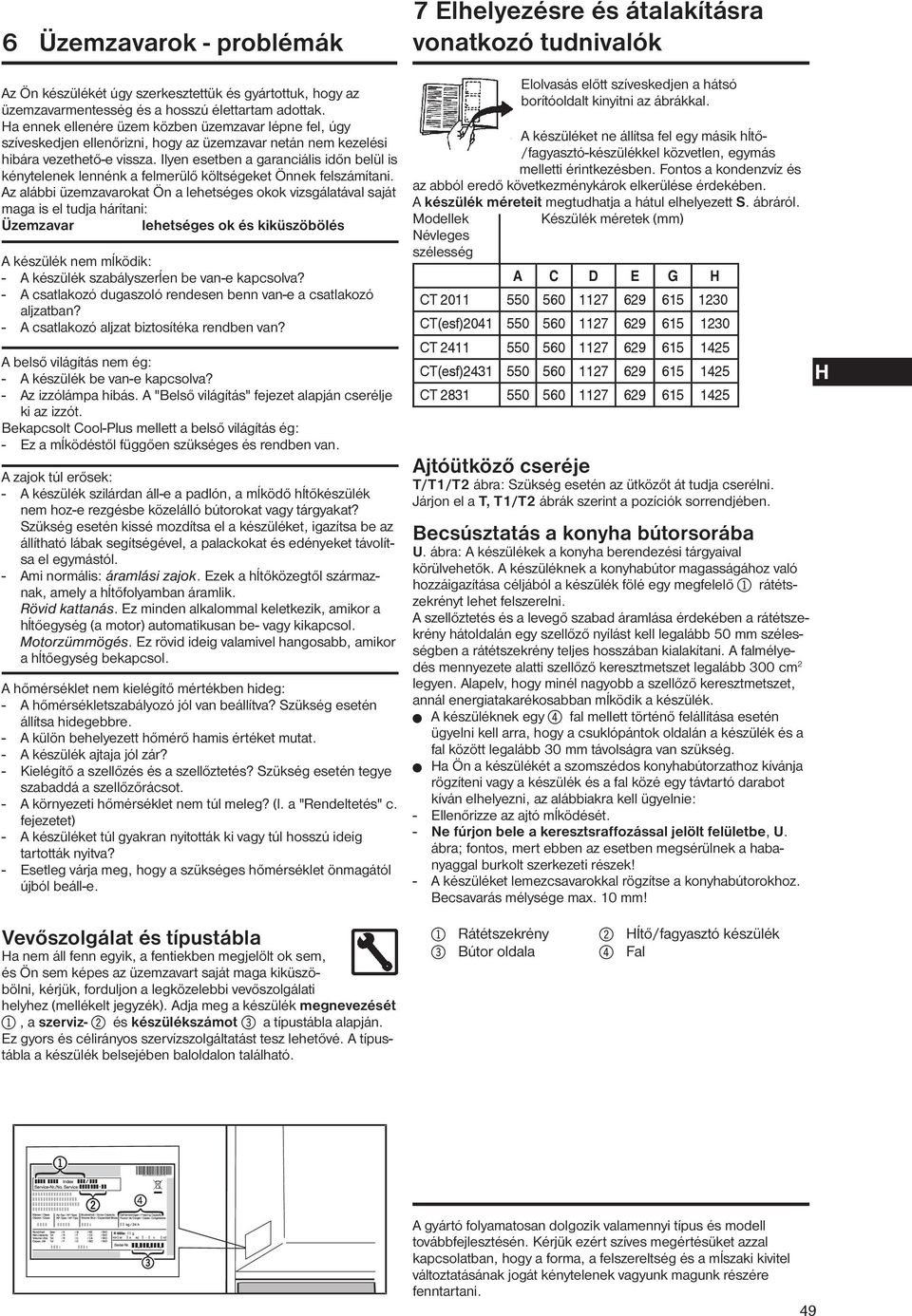 Ilyen esetben a garanciális időn belül is kénytelenek lennénk a felmerülő költségeket Önnek felszámítani.