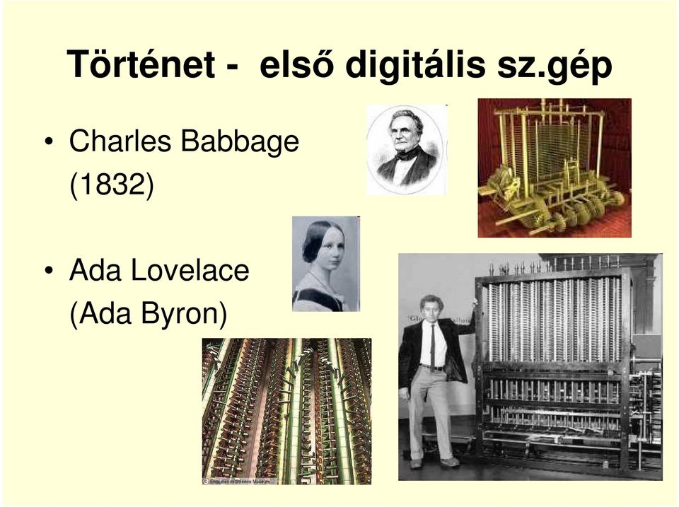 gép Charles Babbage