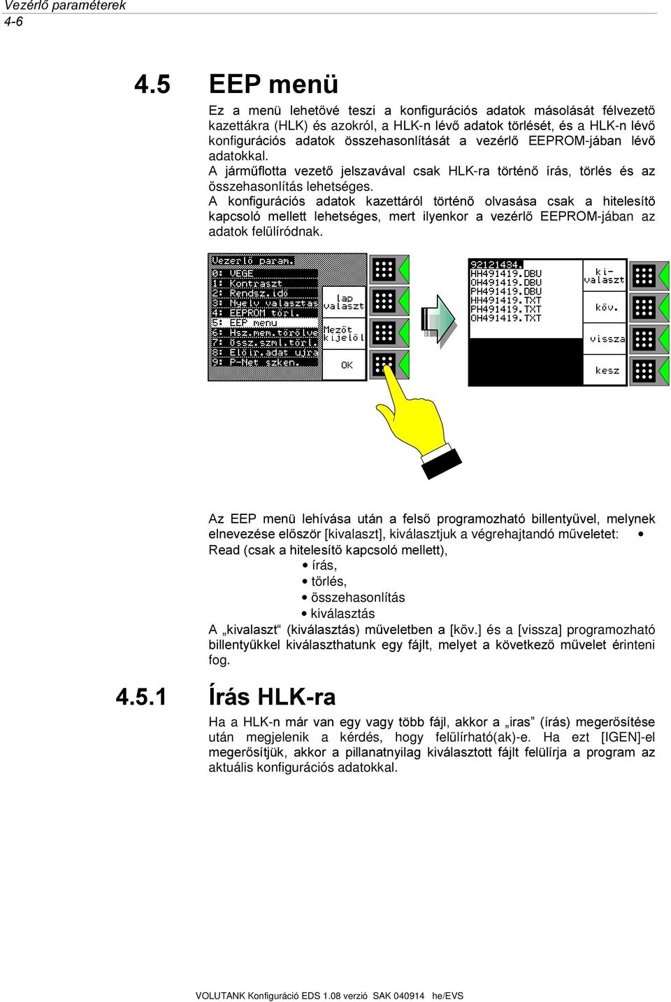 $ NRQILJXUiFLyV DGDWRN ND]HWWiUyO W UWpQ ROYDViVD FVDN D KLWHOHVtW NDSFVROy PHOOHWW OHKHWVpJHV PHUW LO\HQNRU D YH]pUO ((3520-jában az adatok felülíródnak.