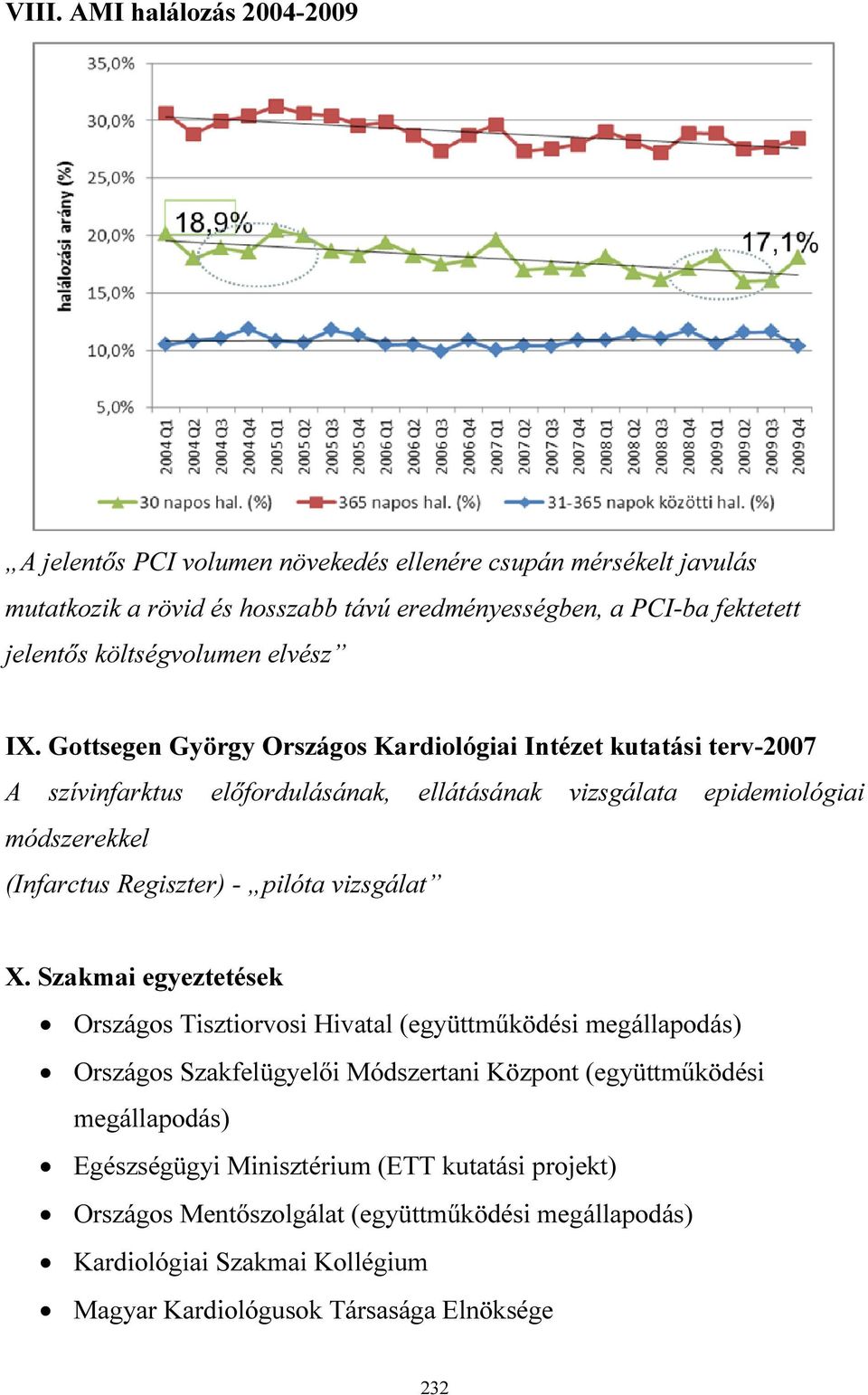 Gottsegen György Országos Kardiológiai Intézet kutatási terv-2007 A szívinfarktus előfordulásának, ellátásának vizsgálata epidemiológiai módszerekkel (Infarctus Regiszter) - pilóta