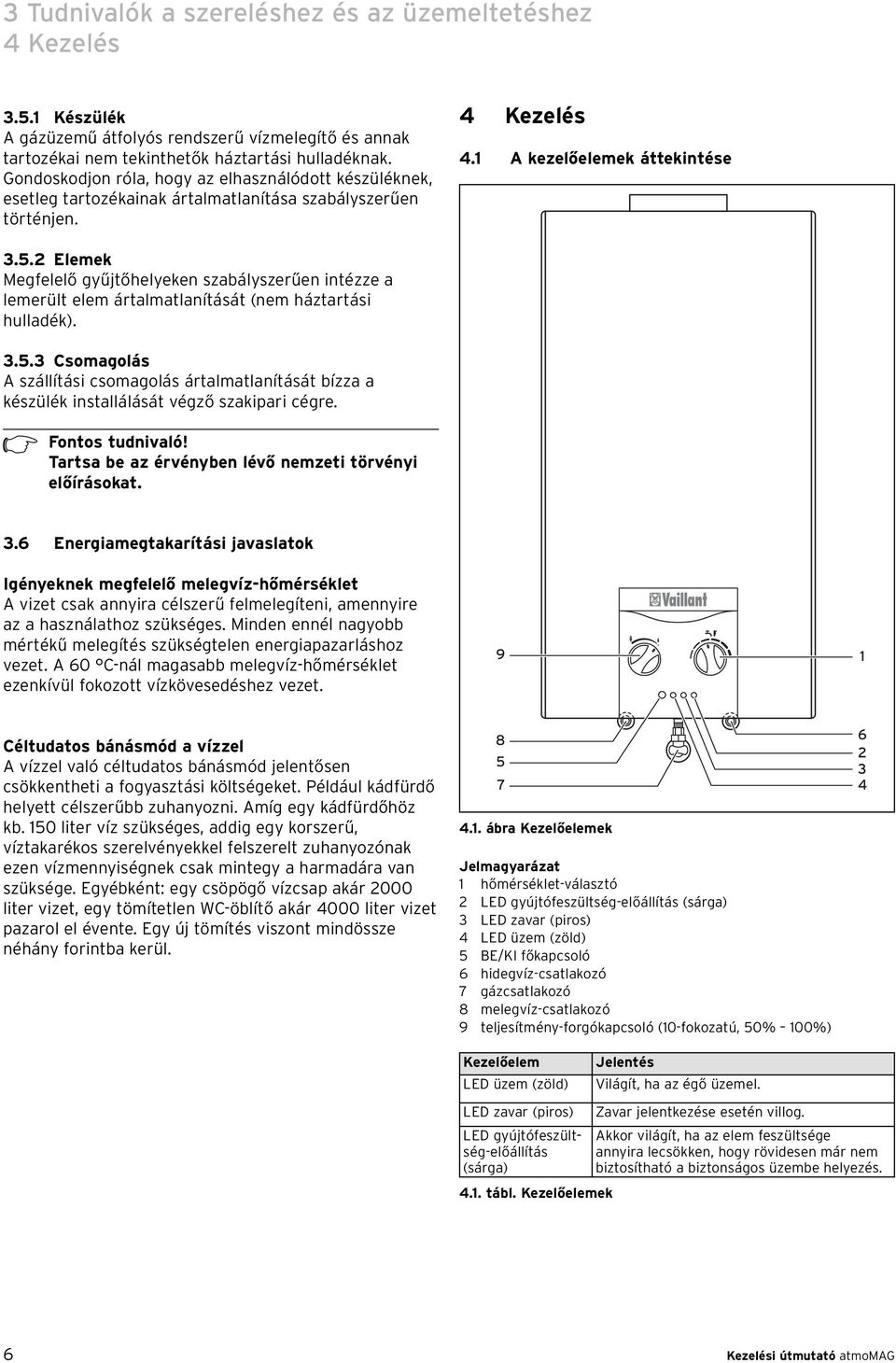2 Elemek Megfelelő gyűjtőhelyeken szabályszerűen intézze a lemerült elem ártalmatlanítását (nem háztartási hulladék). 3.5.
