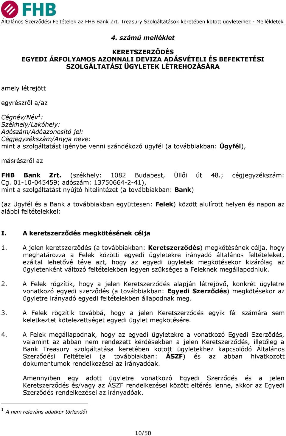 ; cégjegyzékszám: Cg.