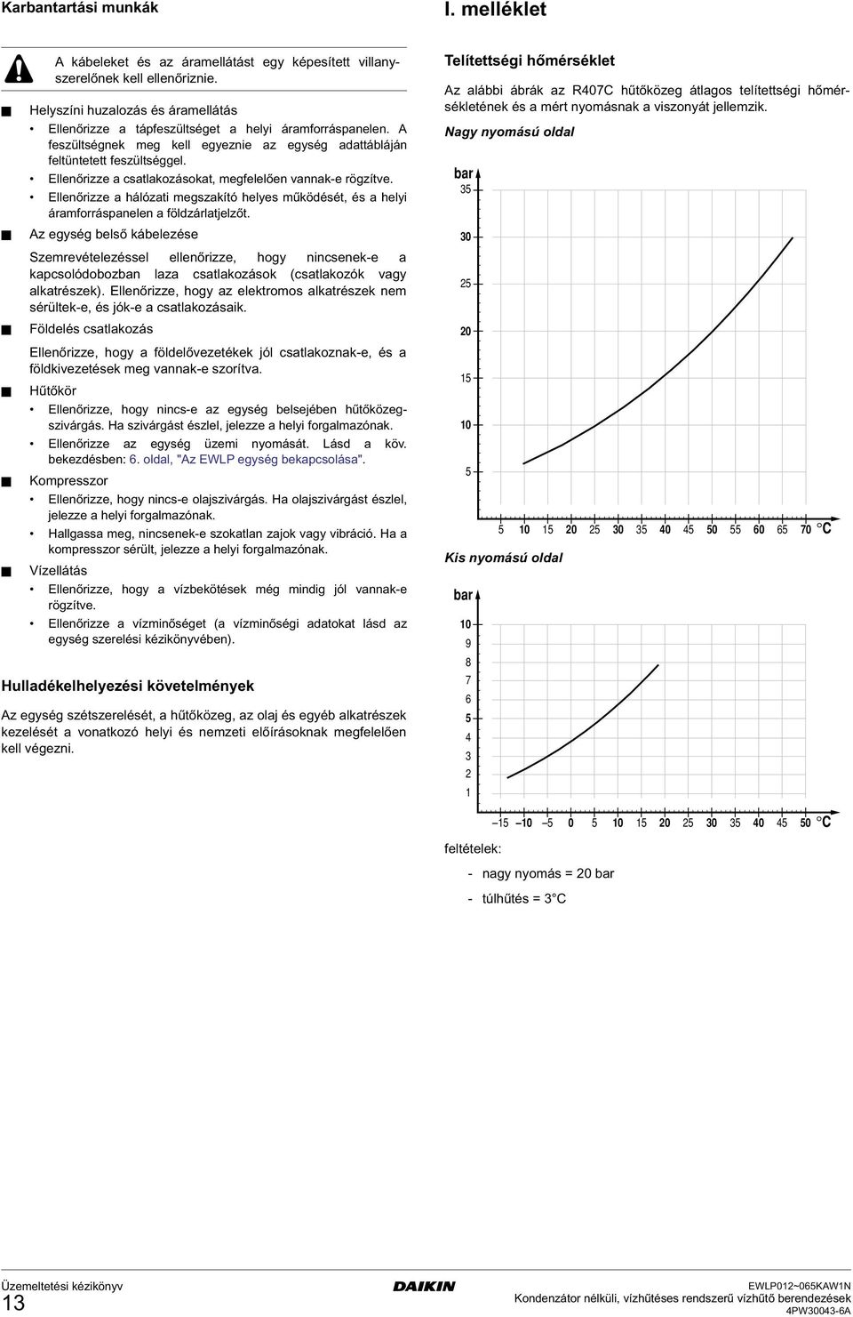 Ellenőrizze a csatlakozásokat, megfelelően vannak-e rögzítve. Ellenőrizze a hálózati megszakító helyes működését, és a helyi áramforráspanelen a földzárlatjelzőt.