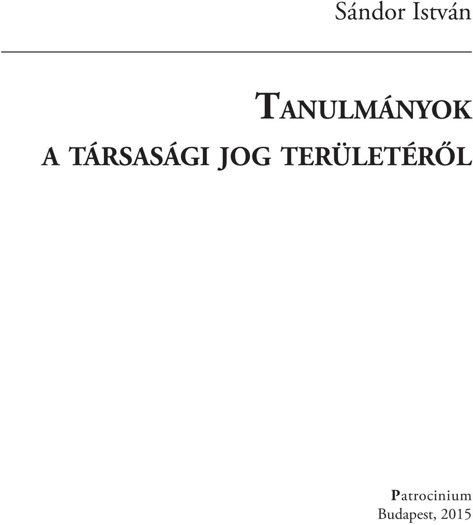 társasági jog
