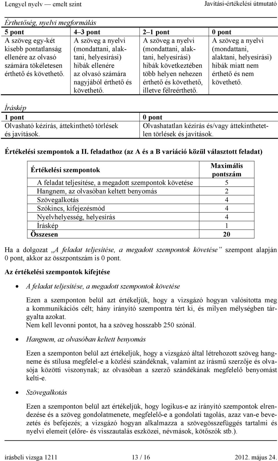 A szöveg a nyelvi (mondattani, alaktani, helyesírási) hibák következtében több helyen nehezen érthető és követhető, illetve félreérthető.