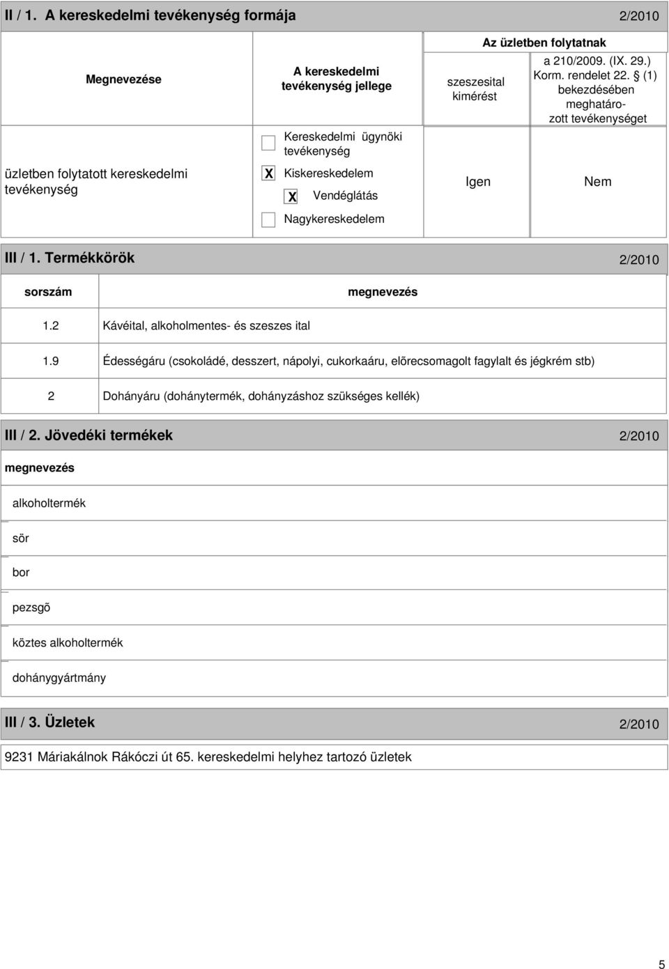 2 Kávéital, alkoholmentes- és szeszes ital 1.