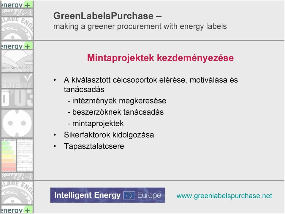intézmények megkeresése - beszerzőknek tanácsadás
