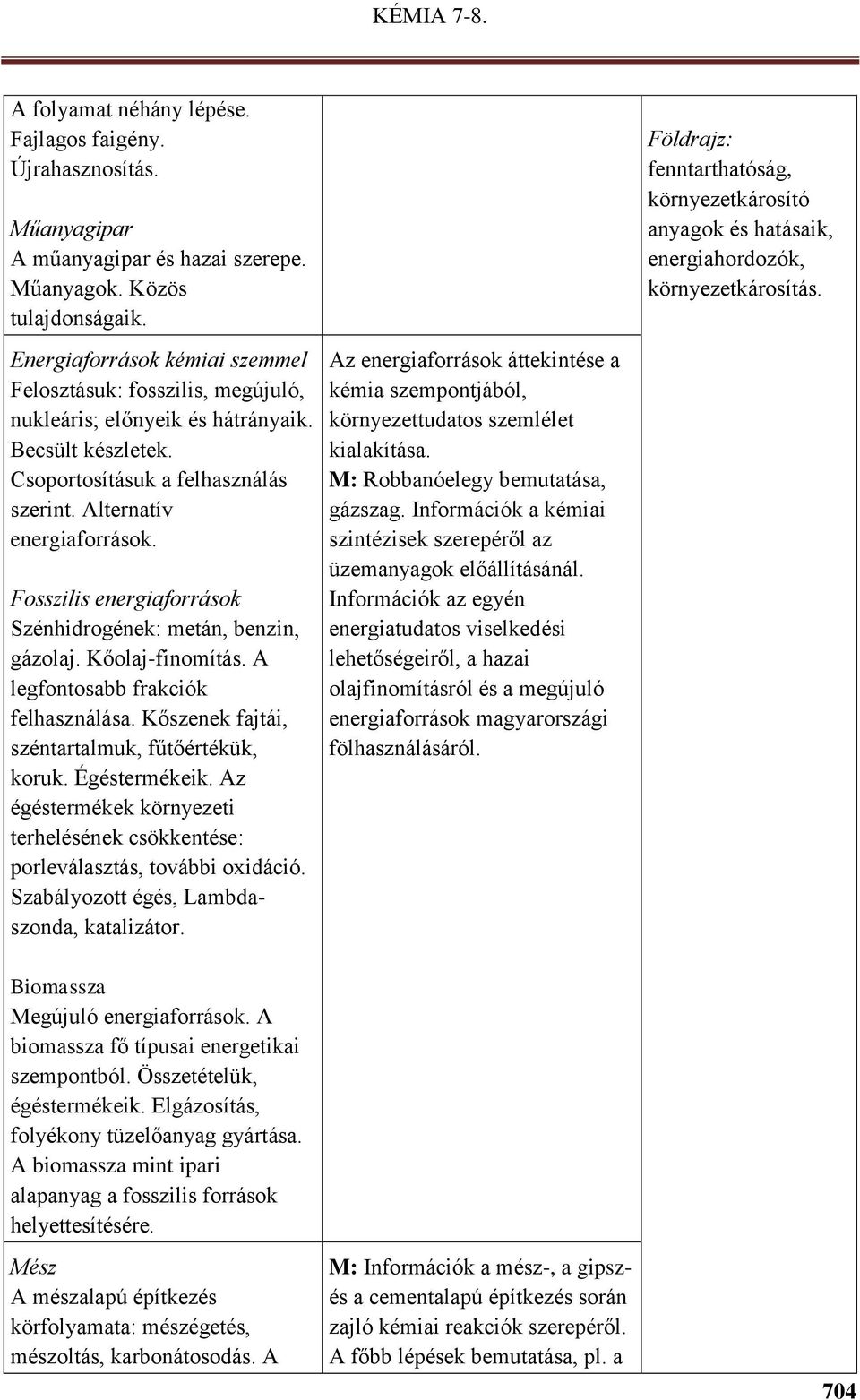 Fosszilis energiaforrások Szénhidrogének: metán, benzin, gázolaj. Kőolaj-finomítás. A legfontosabb frakciók felhasználása. Kőszenek fajtái, széntartalmuk, fűtőértékük, koruk. Égéstermékeik.
