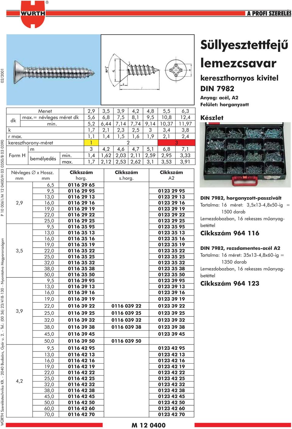 1,1 1,4 1,6 1,9 2,1 2,4 kereszthoronyméret 1 2 3 m 3 4,2 4,6 4,7 5,1 6,8 7,1 Form H min. 1,4 1,62 2,03 2,11 2,59 2,95 3,33 bemélyedés max. 1,7 2,12 2,53 2,62 3,1 3,53 3,91 Névleges x Hossz.