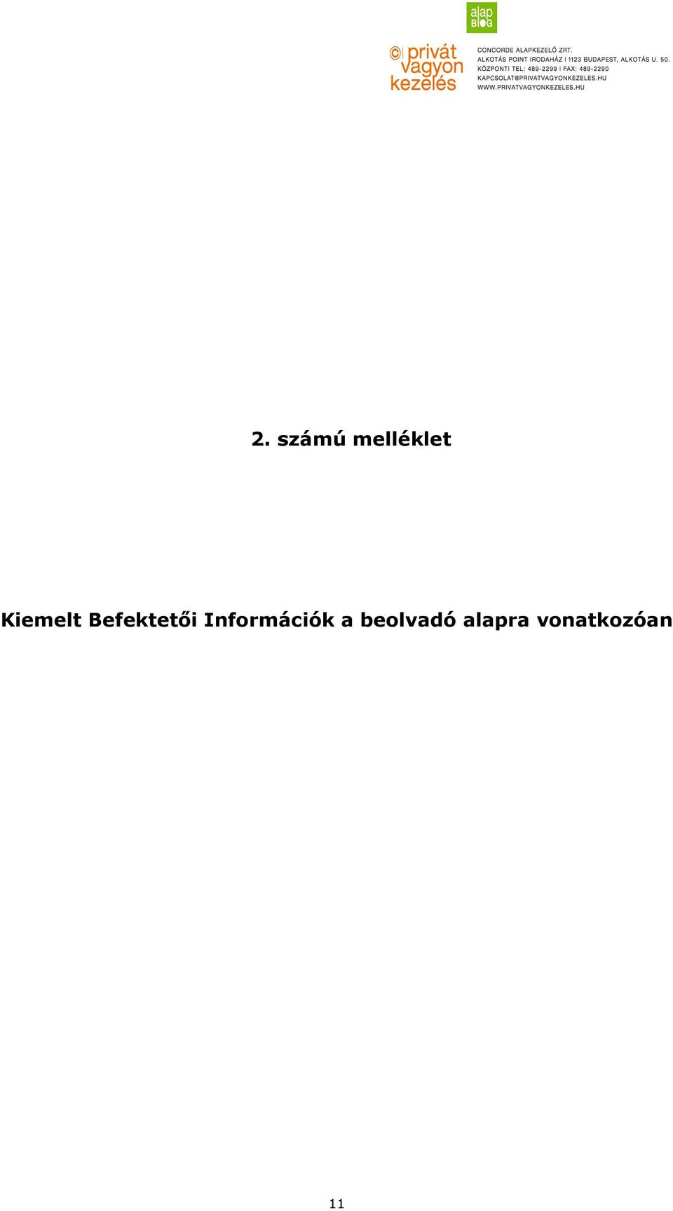 Információk a