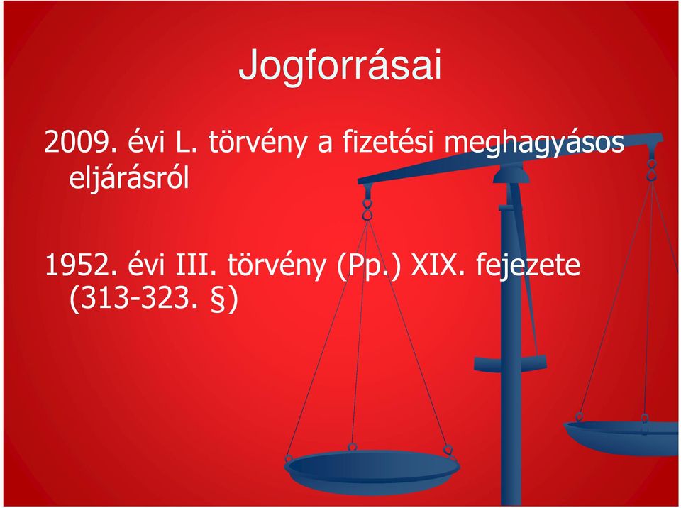 eljárásról 1952. évi III.