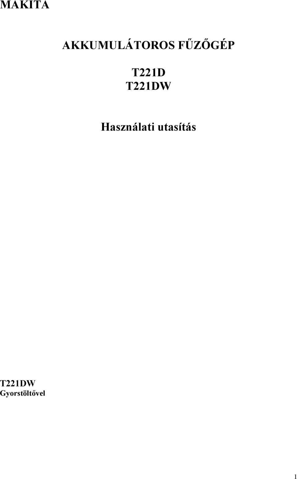 Használati utasítás